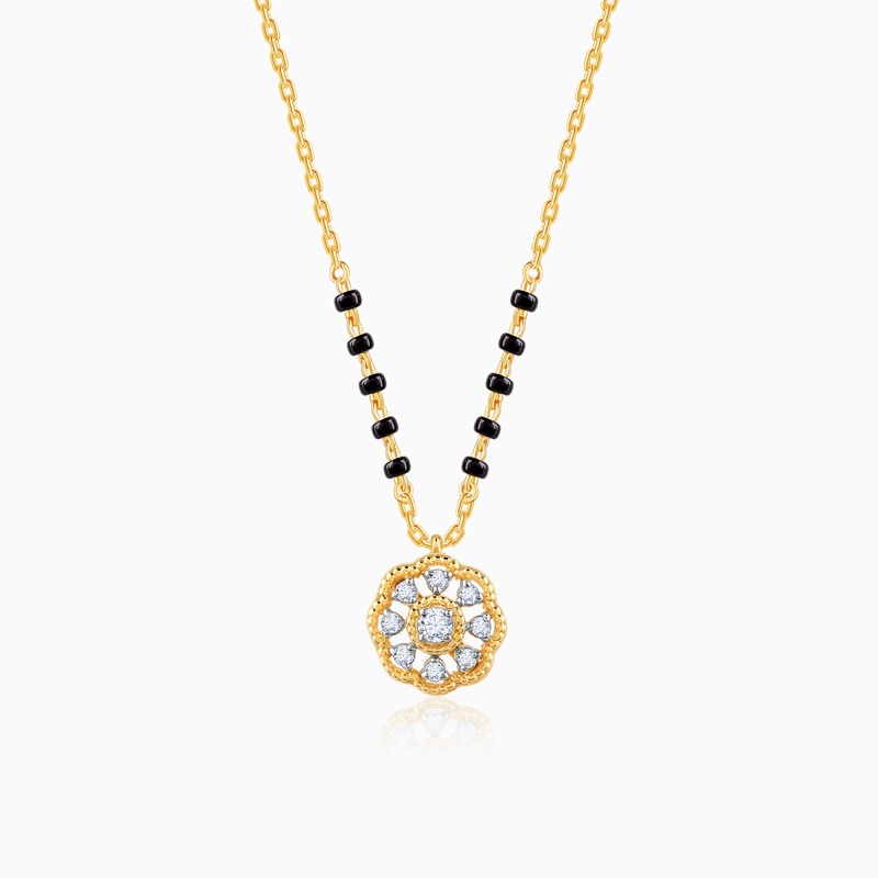 Gold Chaitra Diamond Mangalsutra
