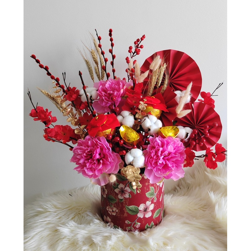 cny fortune flowers box set 2