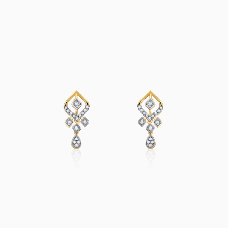 Gold Glow Getters Lab Grown Diamond Earrings