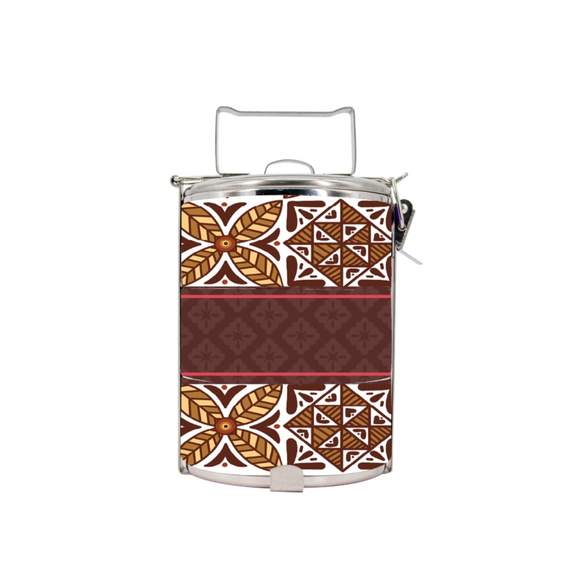 BDARI Tiffin Carrier – Indonesian Batik (Nationwide Delivery)