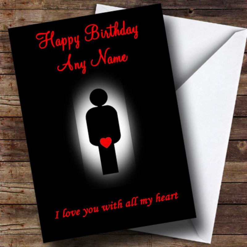 Sexy Funny Love You With All My ‘Heart’ Personalised Birthday Card – The Card Zoo