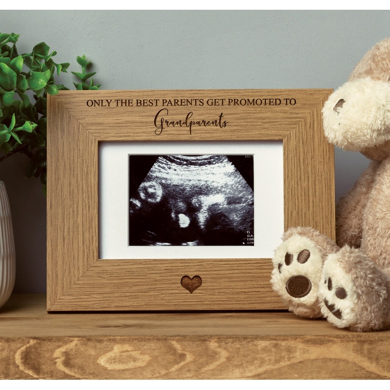 The best parents get promoted to Grandparents Baby Scan Frame