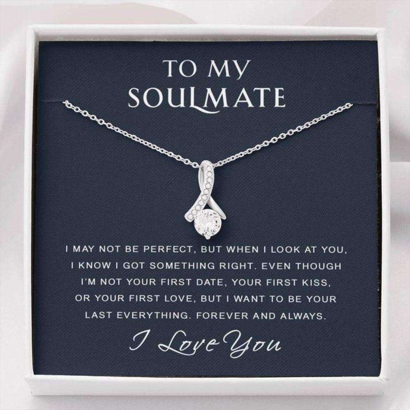Wife Necklace, To My Soulmate Necklace Gift  I Got Something Right  Gift For Girlfriend Future Wife