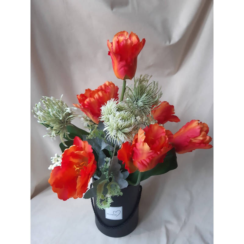 Tulipa Artificial Flower Box (Klang Valley Delivery)