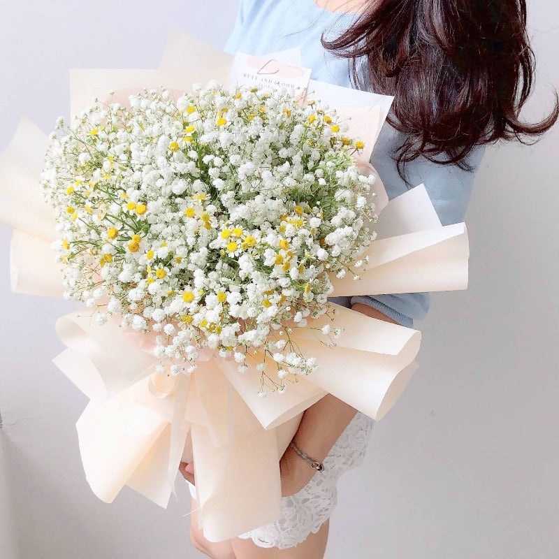 Baby breath mix chamomile bouquet (M)