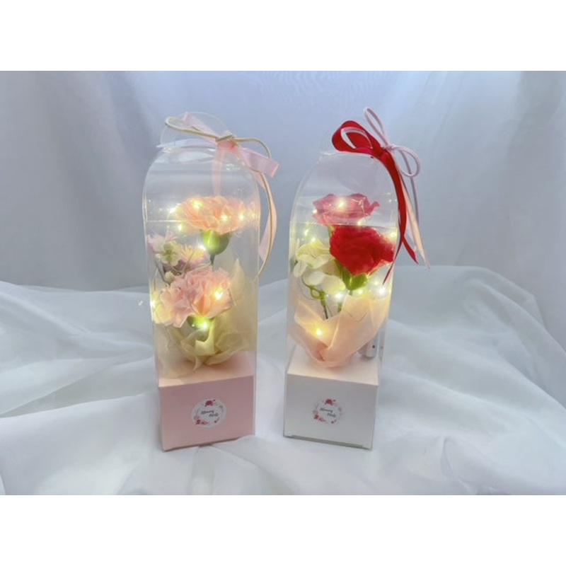 Carnation Soapflower Giftbox  (Klang Valley Delivery Only)