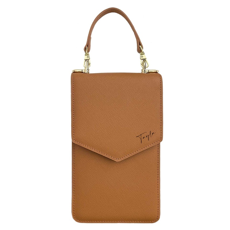 Tayla Phone Bag (Tan Brown) | (Nationwide Delivery)