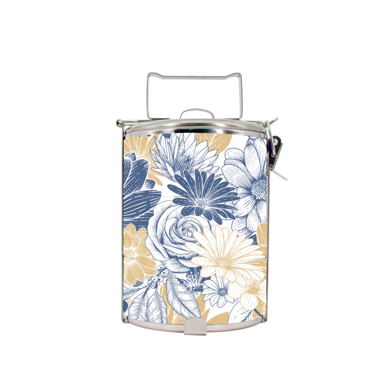 BDARI Tiffin Carrier – Blooming Floral (Nationwide Delivery)