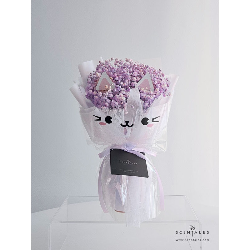 Scentales Gato The Kitty Flower Bouquet (Klang Valley Delivery)