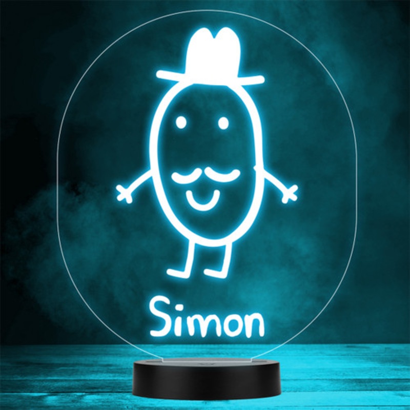 Mr Potato Kids Peppa Pig Tv Character LED Personalised Gift Night Light – The Card Zoo