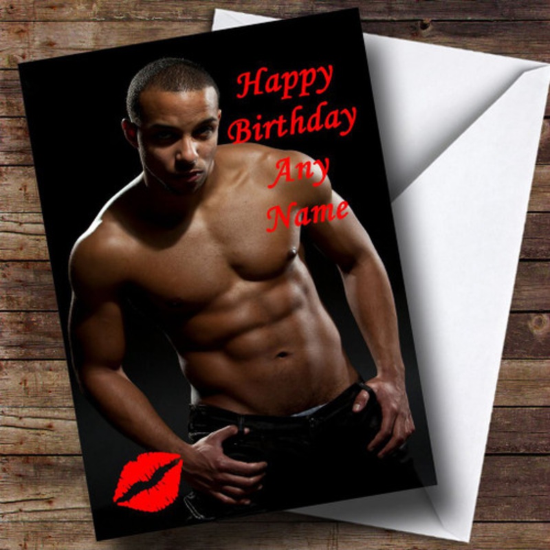 Sexy Good Looking Man Personalised Birthday Card – The Card Zoo