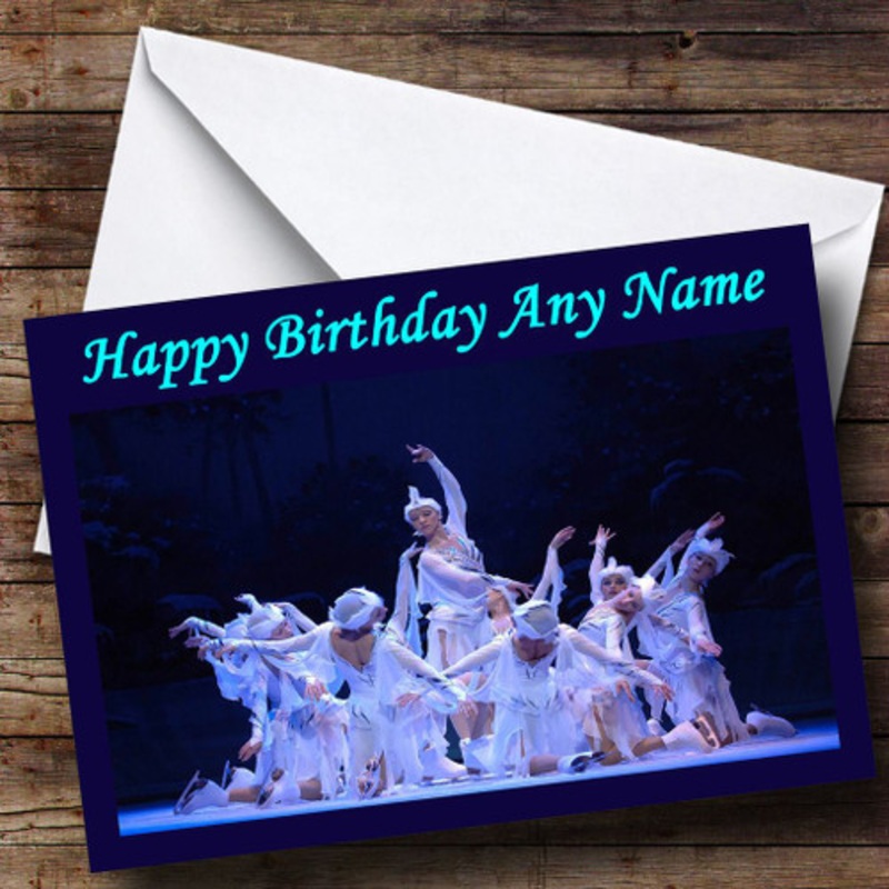 Swan Lake Ballet Personalised Birthday Card – The Card Zoo