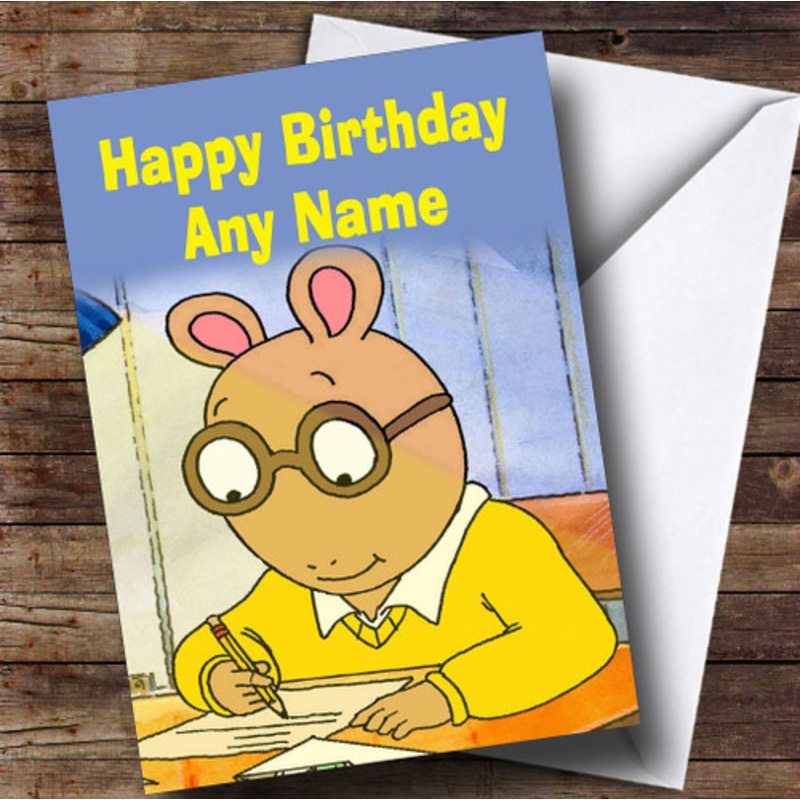 Arthur Personalised Children’s Birthday Card – The Card Zoo