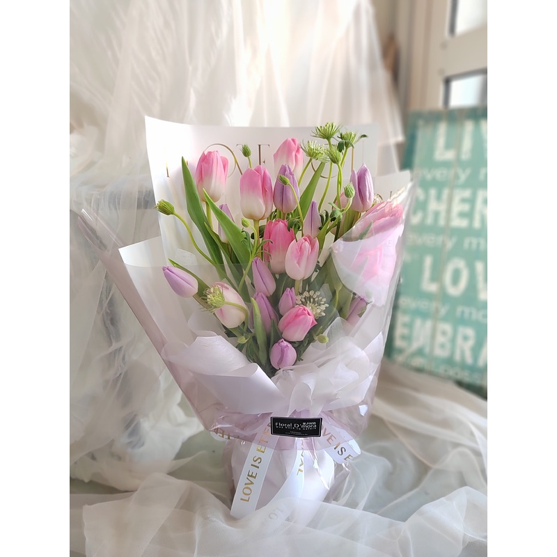 Sweet Tulip Bouquet (Negeri Sembilan Delivery Only)