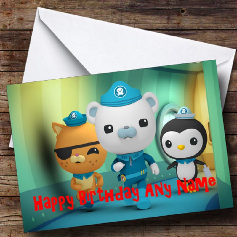 The Octonauts Personalised Birthday Card – The Card Zoo