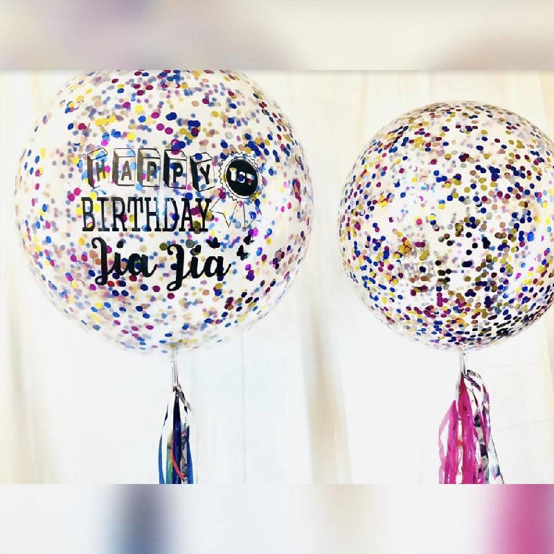 22-inch Bubble With Colorful Confetti