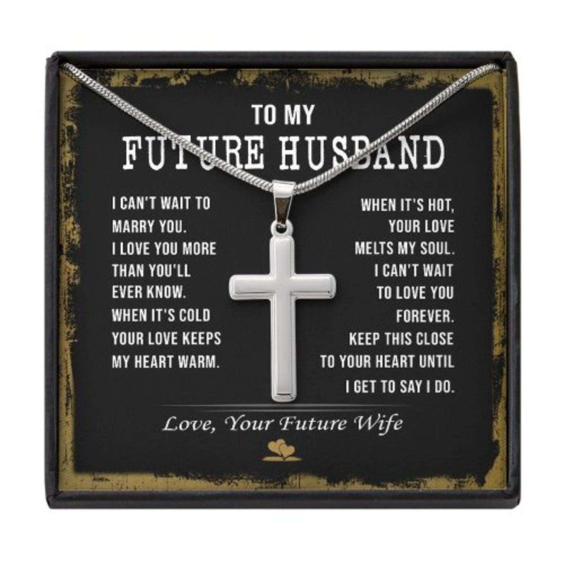 Boyfriend Necklace, Husband Necklace, Future Husband Gift, To My Future Husband, Gift For Fiance Necklace