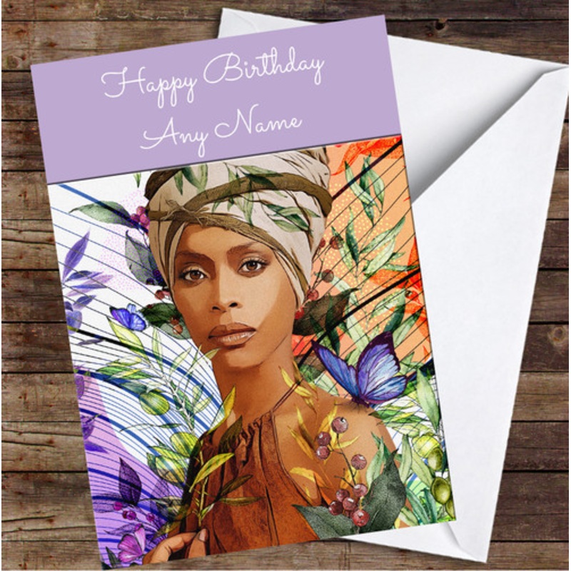 Erykah Badu Iconic Personalised Birthday Card – The Card Zoo