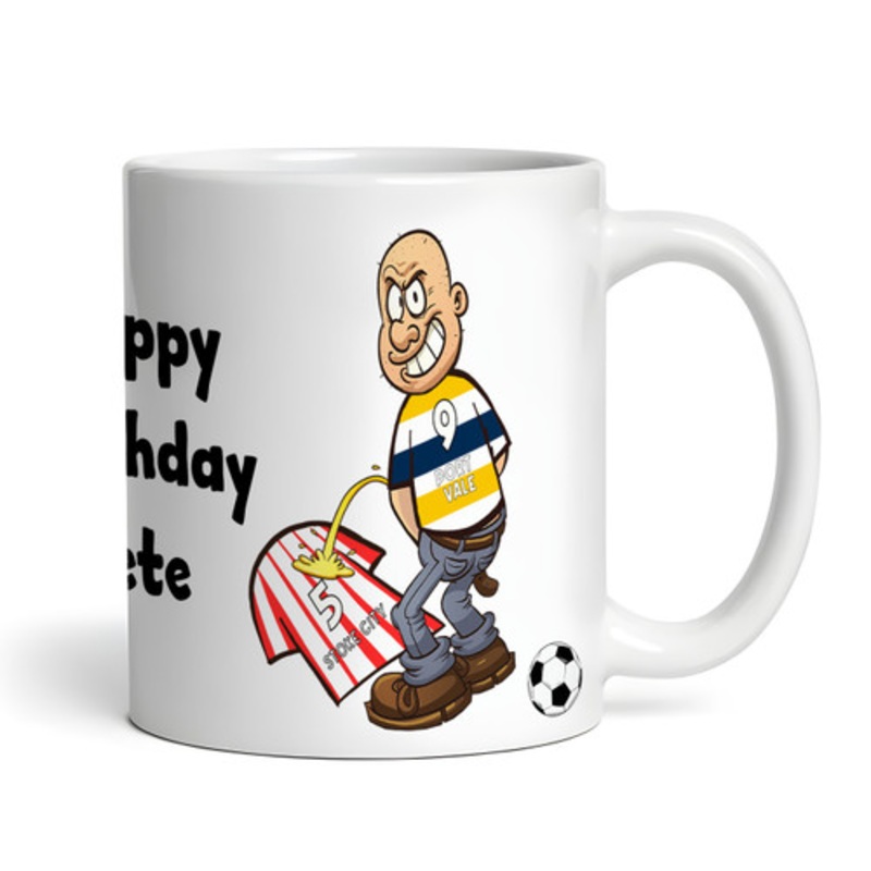 Vale Weeing On Stoke Funny Football Gift Team Rivalry Piss On Personalised Mug – The Card Zoo