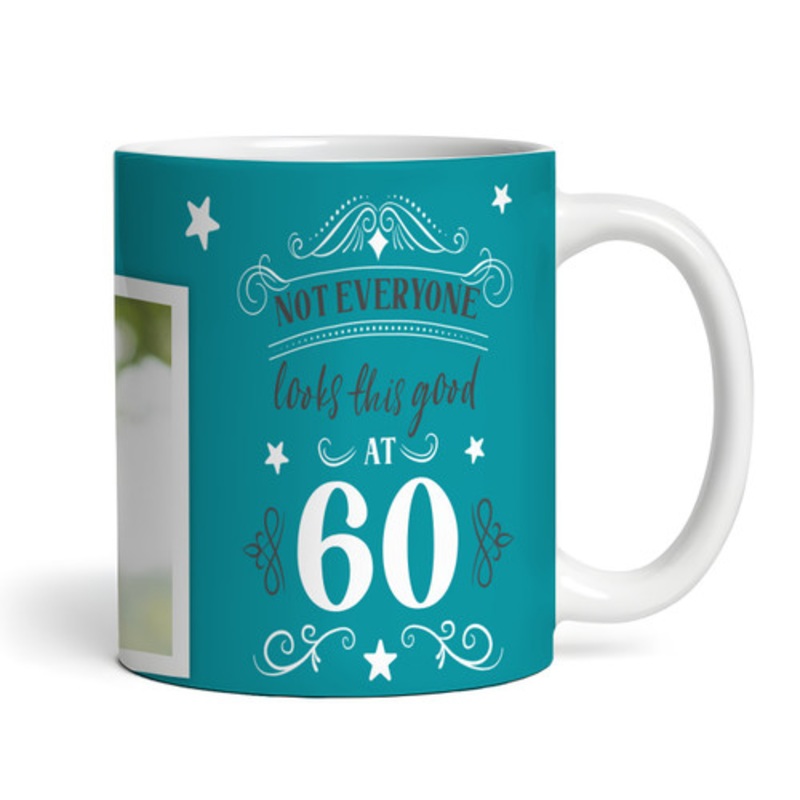 60th Birthday Photo Gift Not Everyone Looks This Good Green Personalised Mug – The Card Zoo