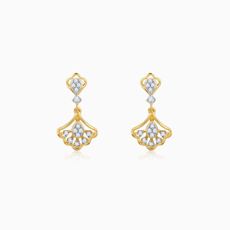 Gold Bonita Diamond Earrings