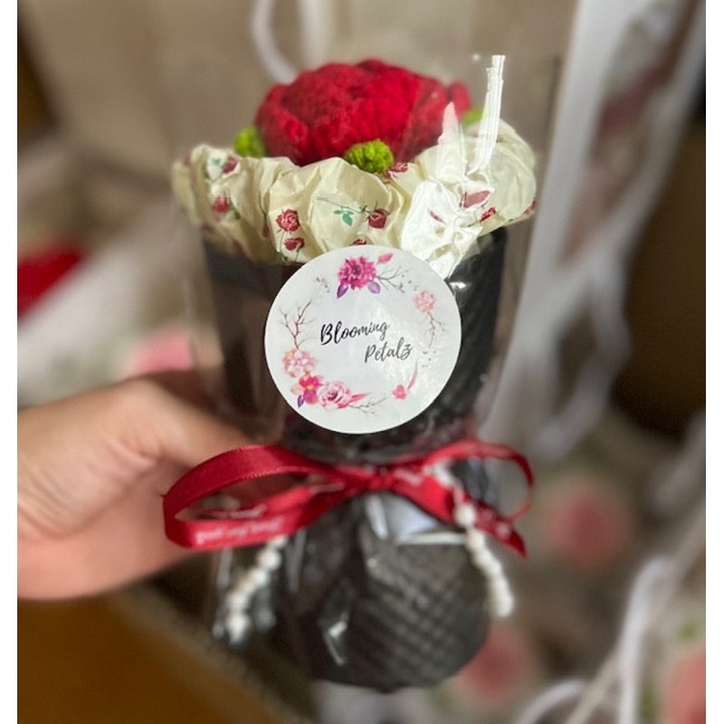 Mini Rose Crochet Bouquet|Zone A|Zone B|Zone C|Zone D|Self Pickup