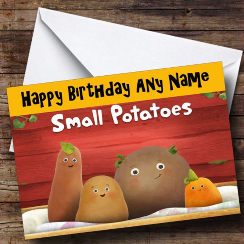 Small Potatoes Personalised Birthday Card – The Card Zoo