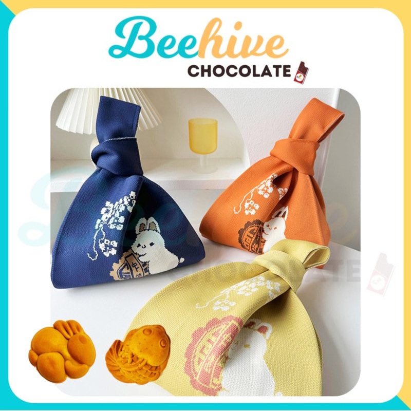 Mid-Autumn Mini Mooncakes Mooncake Knitted Gift Set