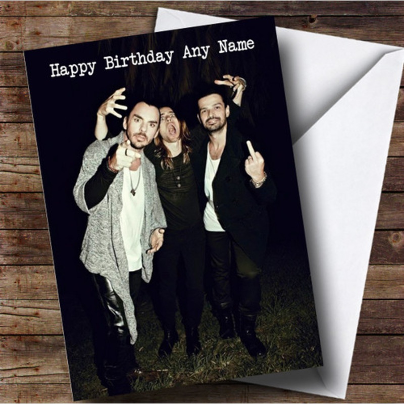 Personalised Thirty Seconds To Mars Celebrity Birthday Card – The Card Zoo