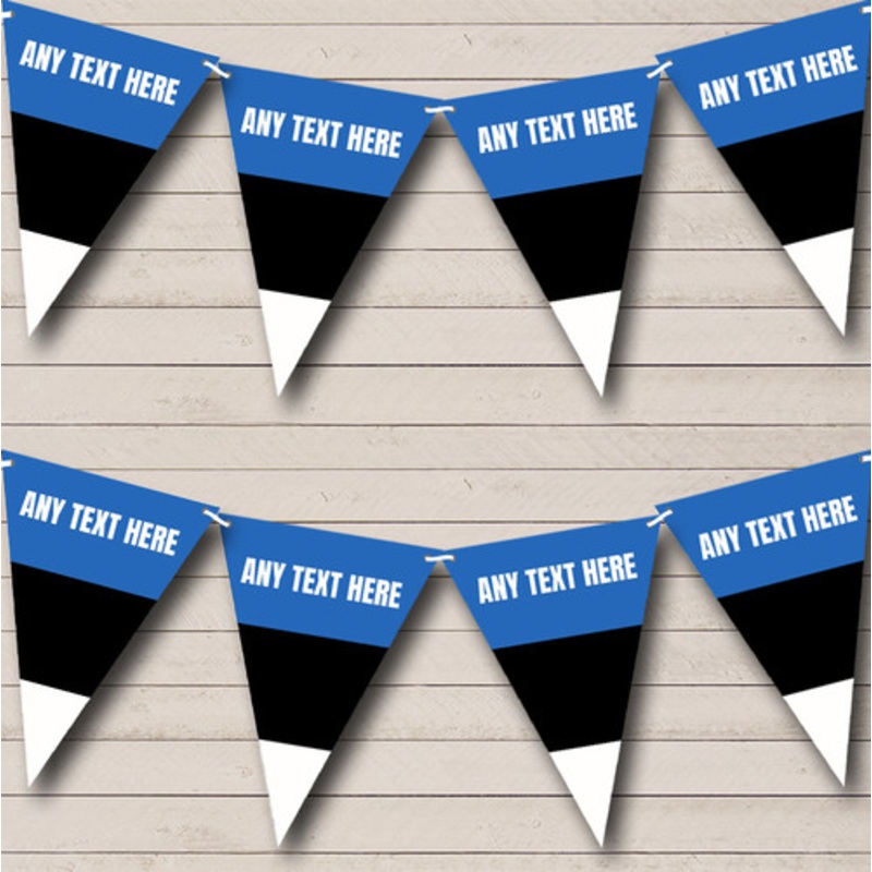 Estonian Flag Estonia Personalised Birthday Party Bunting – The Card Zoo