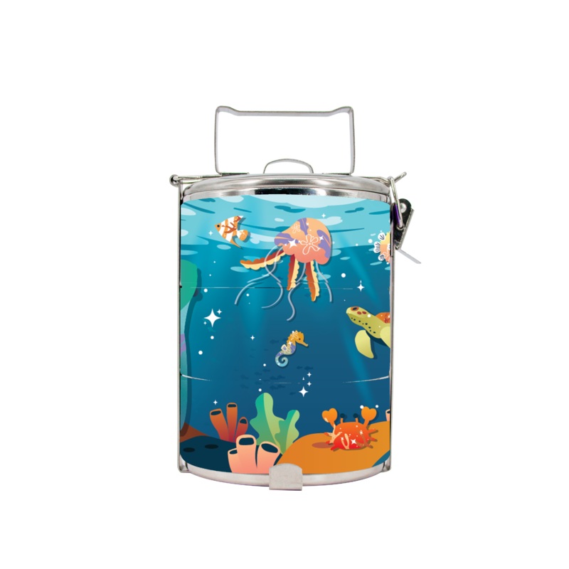 BDARI Tiffin Carrier – Beauty Of The Sea (Nationwide Delivery)