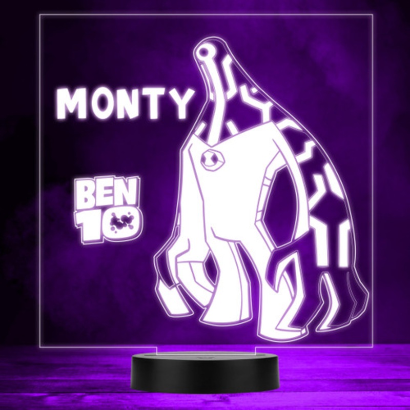 Ben 10 Upgrade Children’s TV Cartoon Personalised LED Multicolour Night Light – The Card Zoo