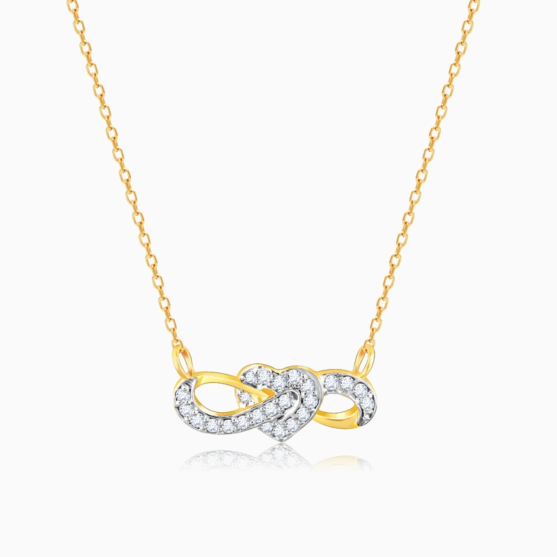 Gold Limitless Love Diamond Necklace