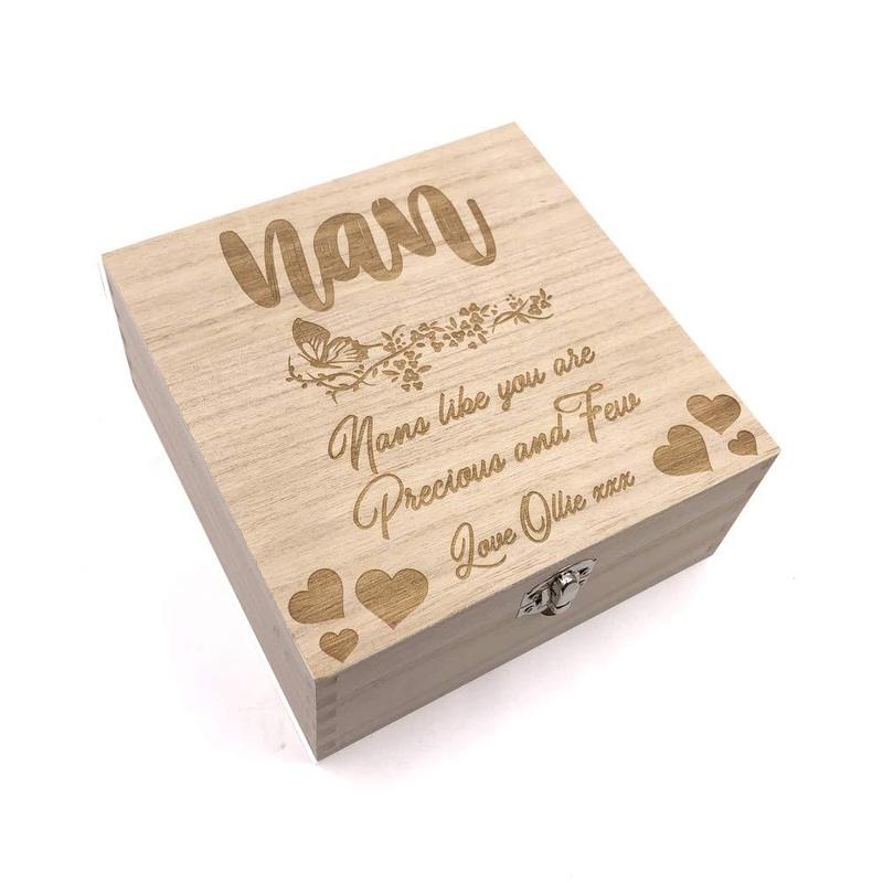 Nan Gift Personalised Keepsake Box or Photo Box Gift