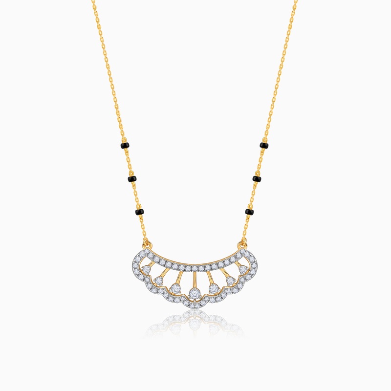 Gold Leela Diamond Mangalsutra