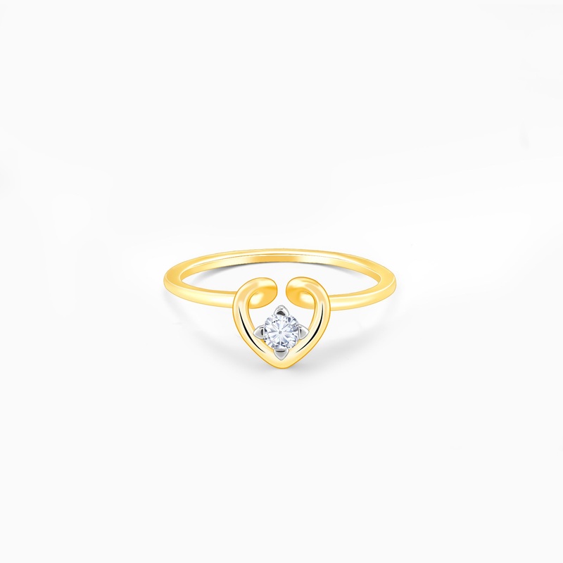 Gold Symphony Of Love Diamond Ring