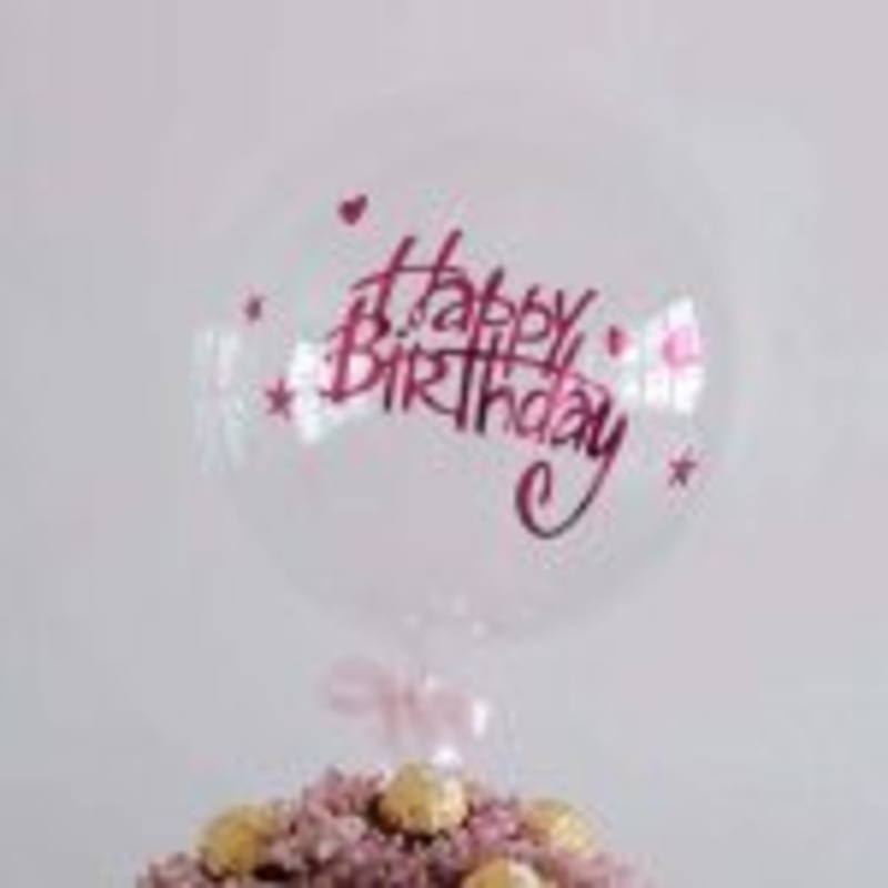 10 Transparent Balloon with Standard Text