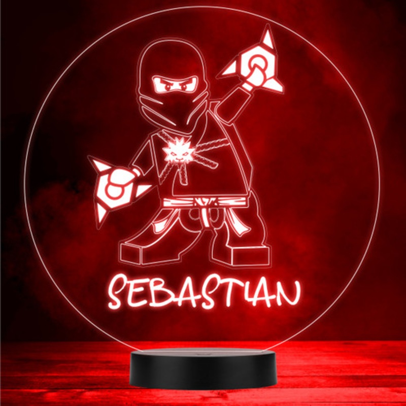 Ninjago Character Ninja Colour Changing Led Lamp Personalised Gift Night Light – The Card Zoo