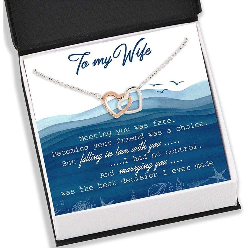 Wife Necklace, To My Wife Necklace  Gift For Wife From Husband