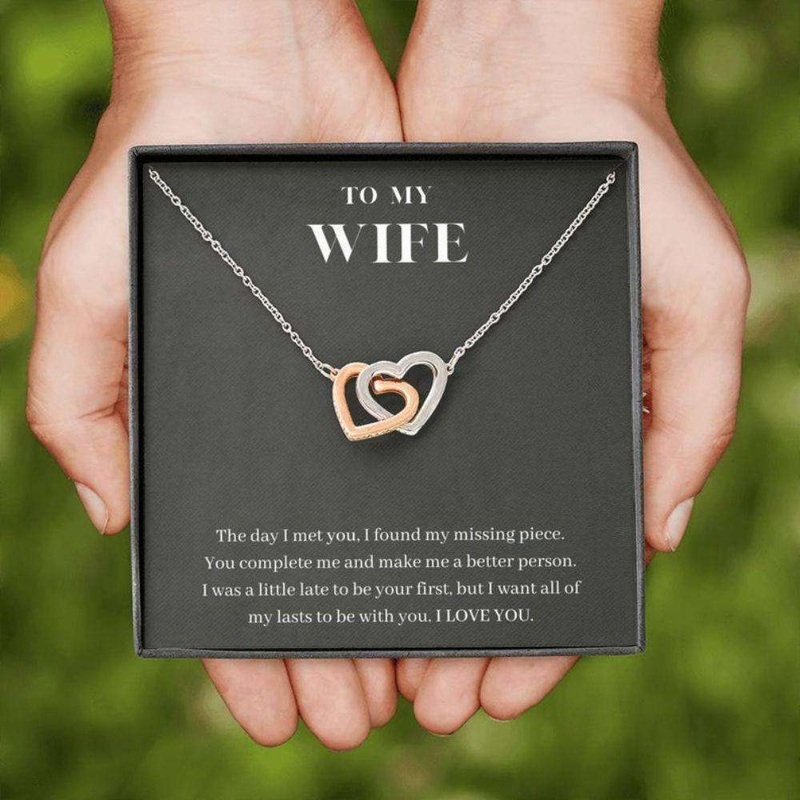 Wife Necklace, To My Wife Necklace, You Complete Me