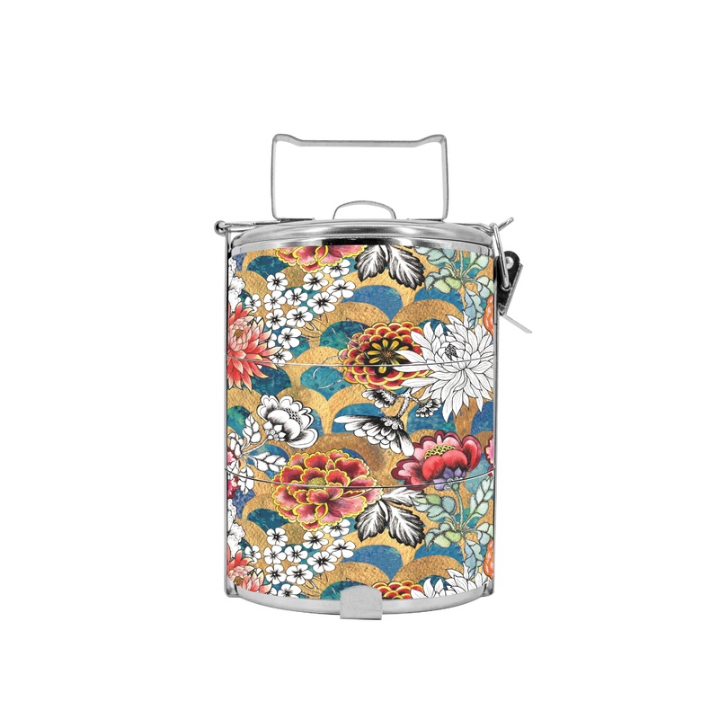 BDARI Tiffin Carrier – Chrysanthemums  (Nationwide Delivery)