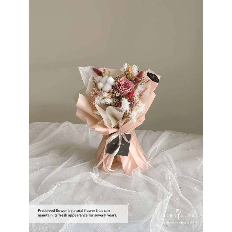 Scentales Anastasia Preserved & Dried Flower Bouquet (Klang Valley Delivery)