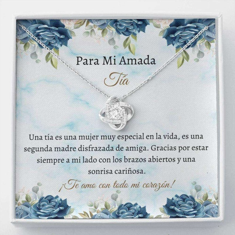 Aunt Necklace, Spanish Aunt Necklace  Tia Collar Regalo  Latina Auntie Gift  Mejor Tia