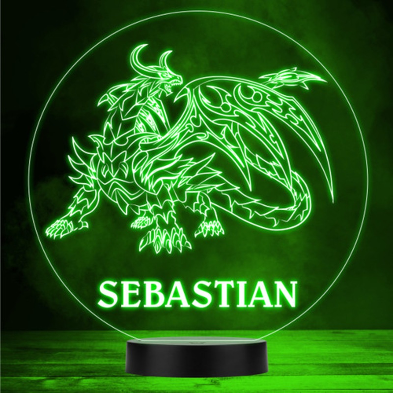 Bakugan Game Dragon Colour Changing Led Lamp Personalised Gift Night Light – The Card Zoo