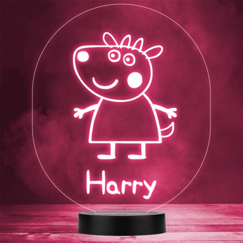 Gabriella Goat Kids Peppa Pig Tv Character LED Personalised Gift Night Light – The Card Zoo