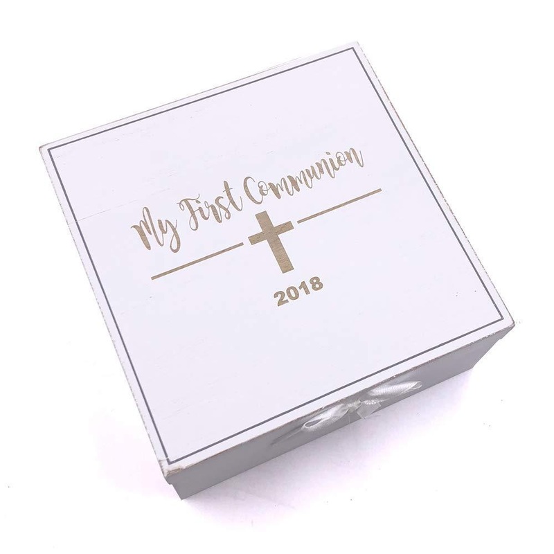 My Communion White Wooden Keepsake Box Gift