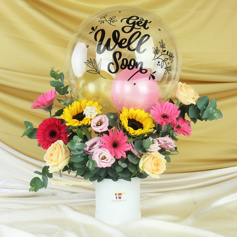 Percha Balloon Flower Box (Klang Valley Delivery Only)
