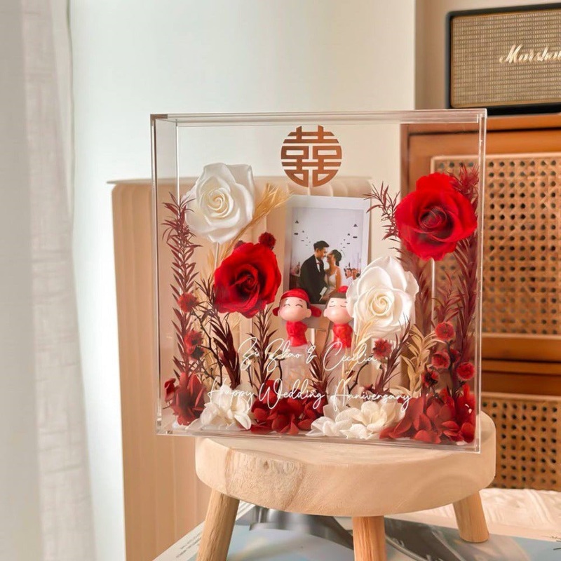 Rosie Acrylic Box Frame (Klang Valley Delivery)