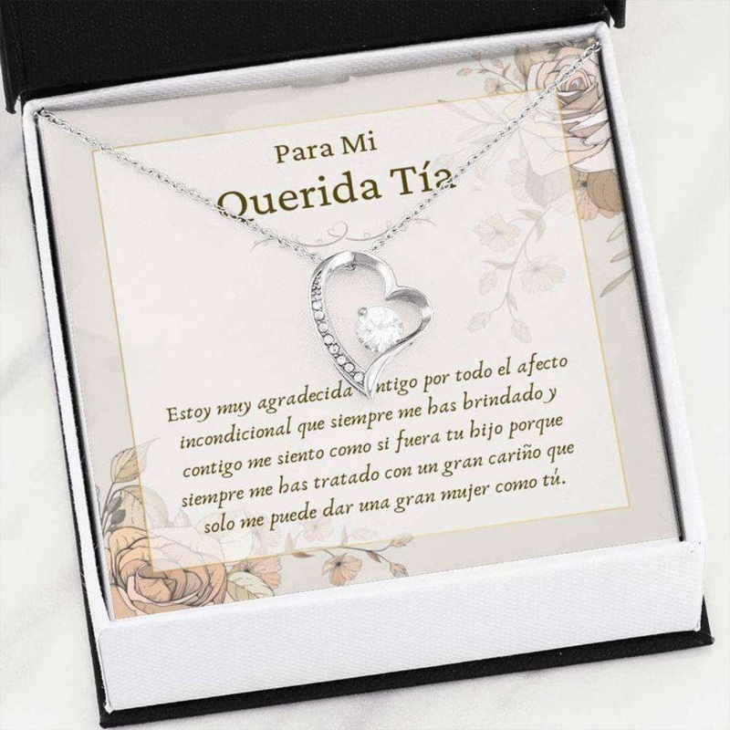 Aunt Necklace, Spanish Necklace Tia  Joyas Nicas Para Tia  Spanish Aunt Christmas  Latina Aunt Necklace