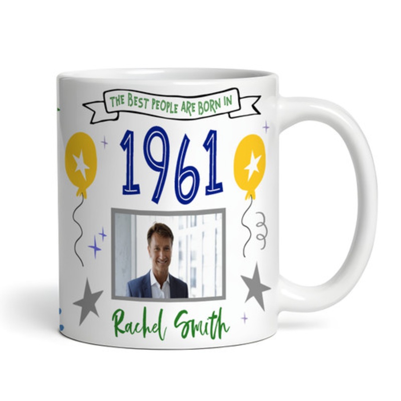 Any Year You Were Born Special Birthday Facts Photo Male Gift Personalised Mug – The Card Zoo